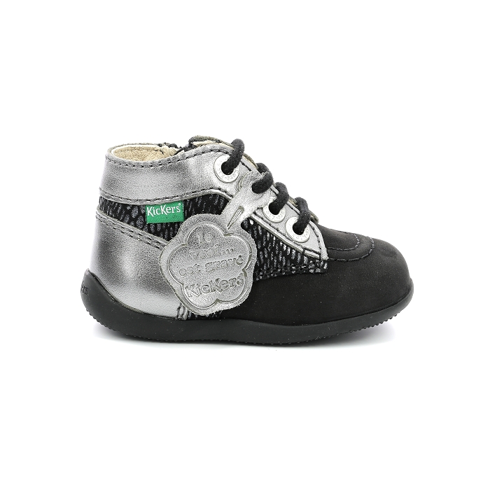 Kickers chaussure a lacets bonzip81 noir multi9254601_2