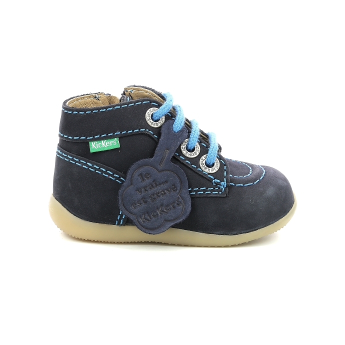 Kickers chaussure a lacets bonzip103 marine9254801_2