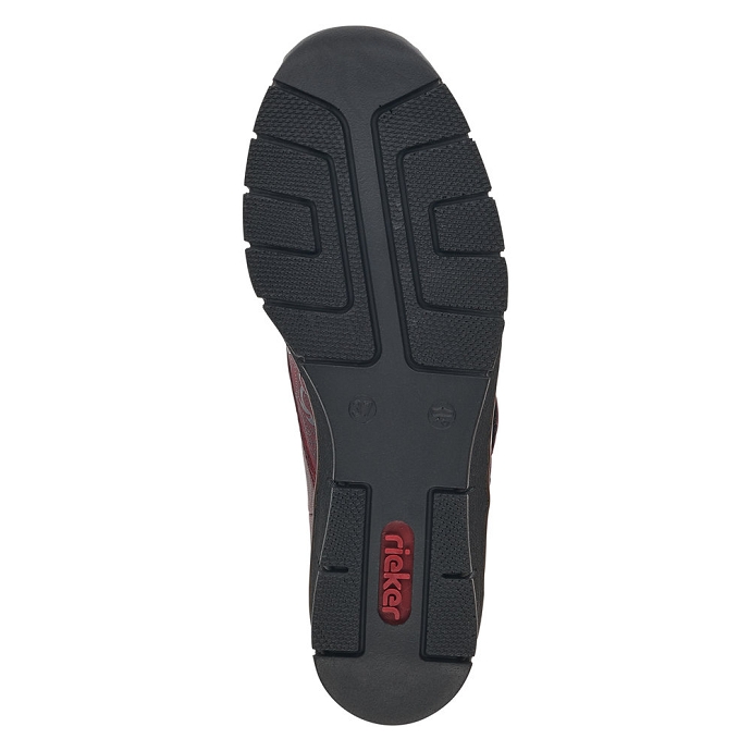 Rieker chaussure a velcro 537c0.35 rouge9261901_5