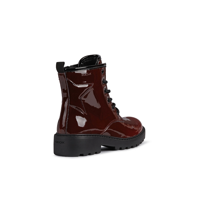 Geox bottine j9420g rouge9271401_4