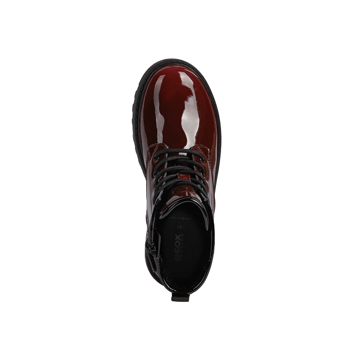 Geox bottine j9420g rouge9271401_5