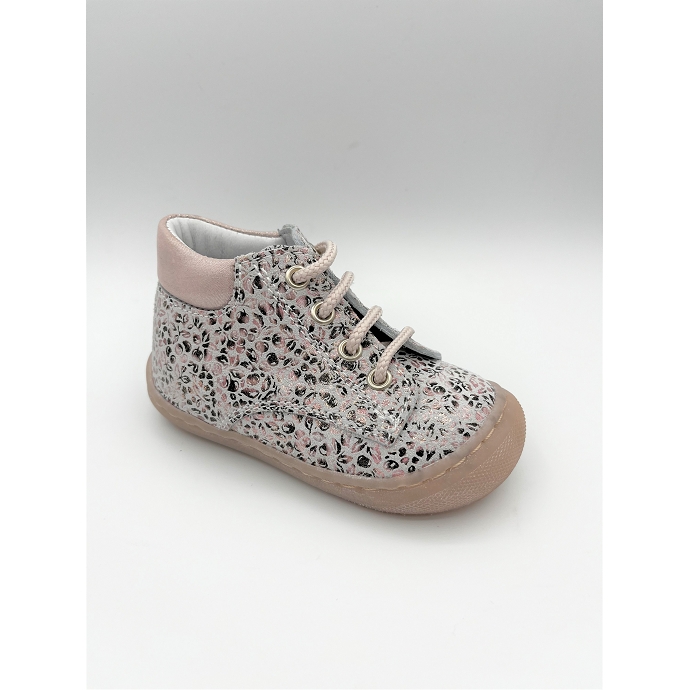 Bellamy chaussure a lacets ecri multicolor