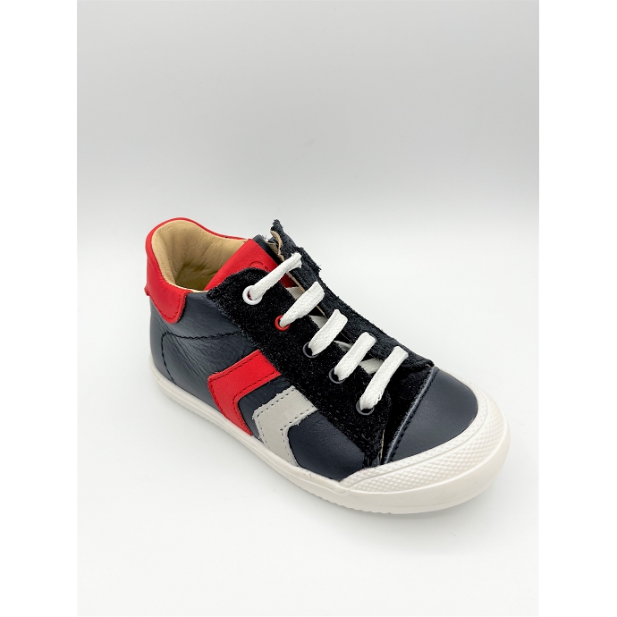 Bellamy chaussure a lacets ring bleu