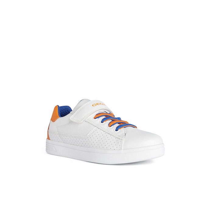 Geox basket j255va blanc multi