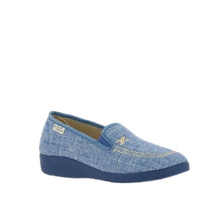 Maison de l espadrille chausson 2083.4 bleu