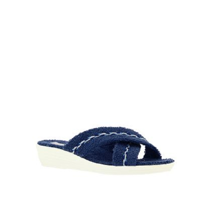 Maison de l espadrille chausson 2415.4 bleu