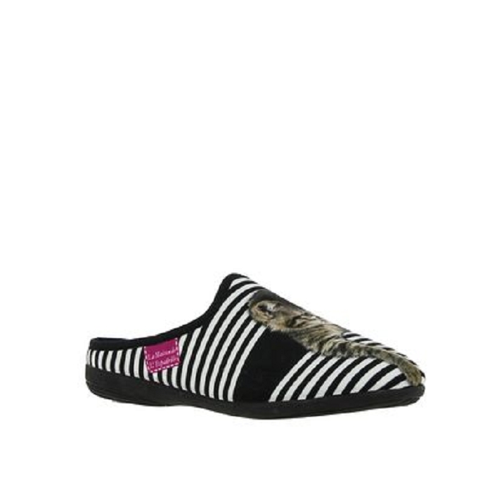 Maison de l espadrille chausson 2066.4 noir