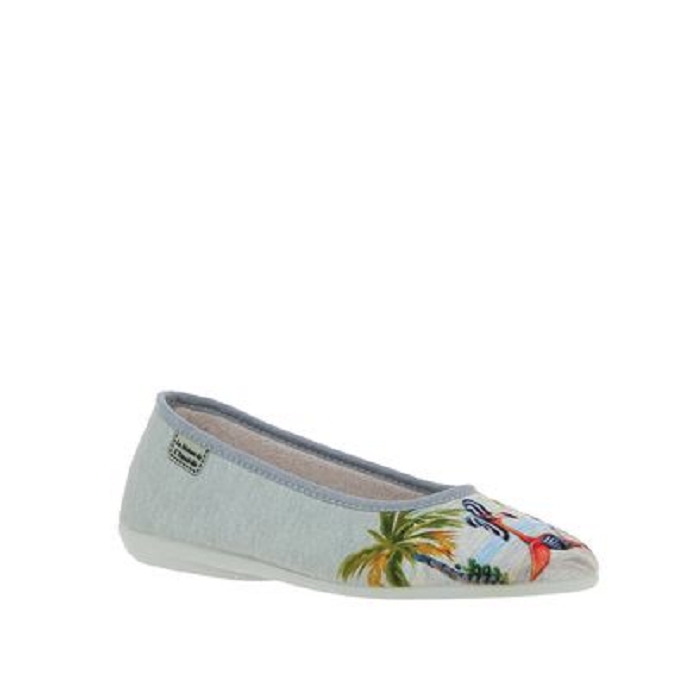 Maison de l espadrille chausson 2036.4 gris