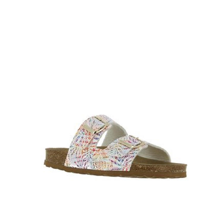 Maison de l espadrille mule 3498.4 blanc multi