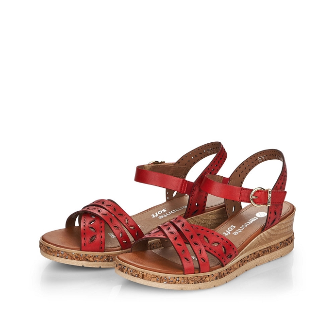 Remonte sandale d3055.33 rouge
