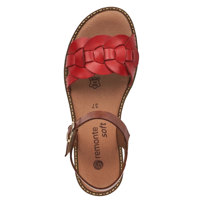 Remonte sandale d3666.33 rouge9405601_4