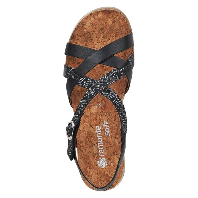 Remonte sandale d4060.00 noir9405801_4