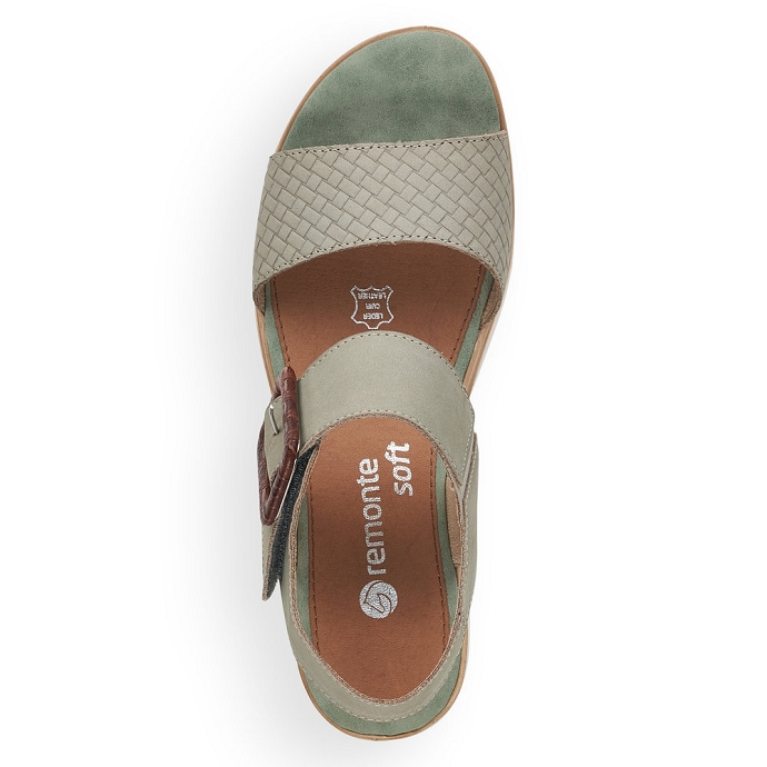 Remonte sandale d6453.52 vert clair9406001_4