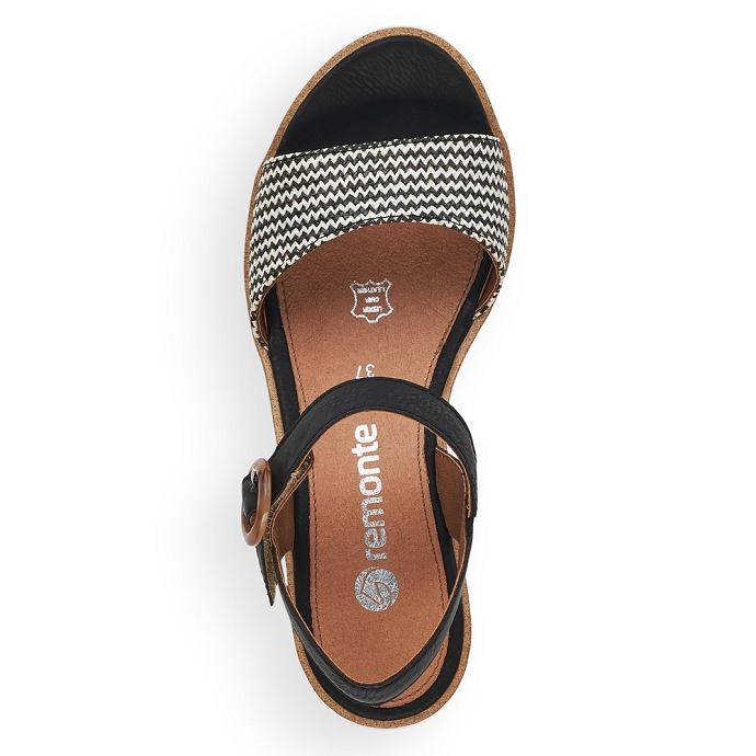 Remonte sandale r6258.01 noir9407601_4