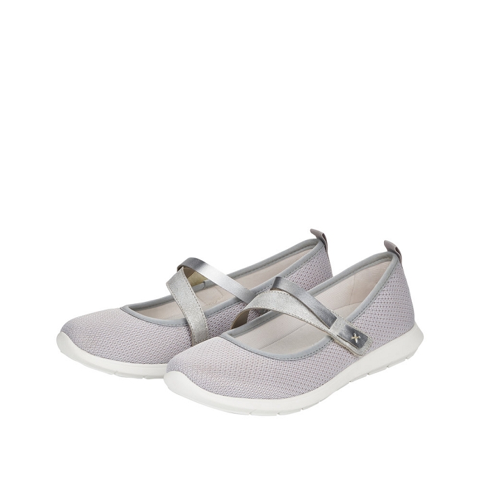 Remonte chaussure a velcro r7104.40 gris