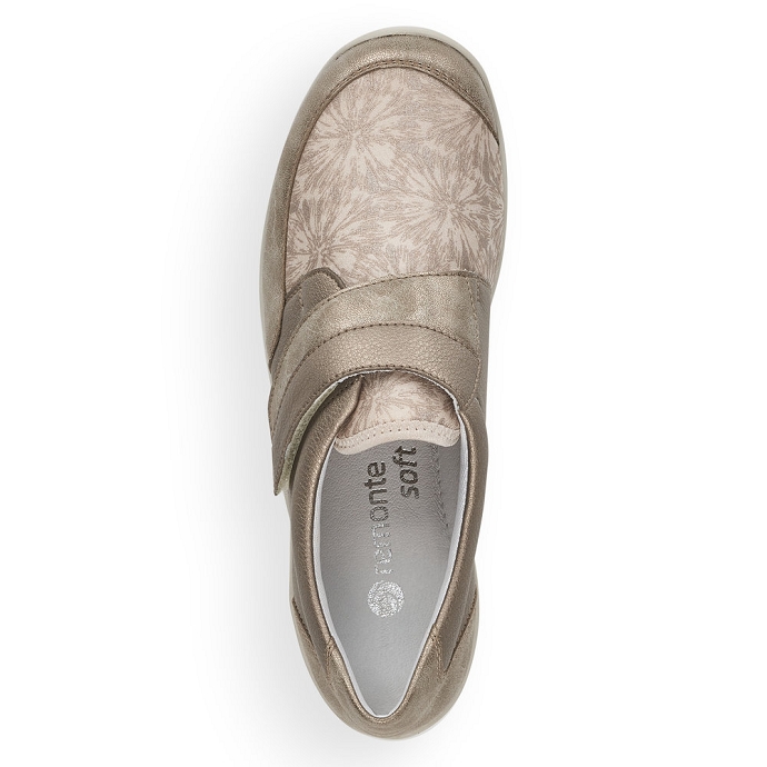 Remonte chaussure a velcro r7600.90 metalique multi9408101_4