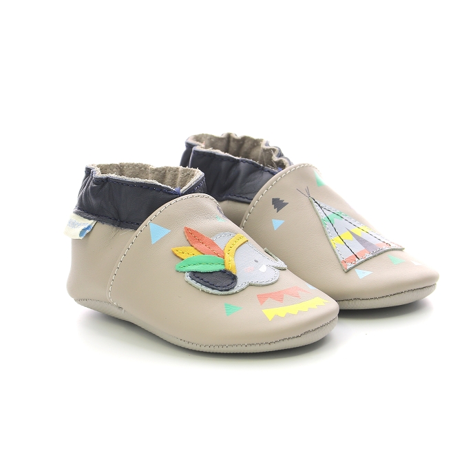 Robeez chausson elefantcamp beige