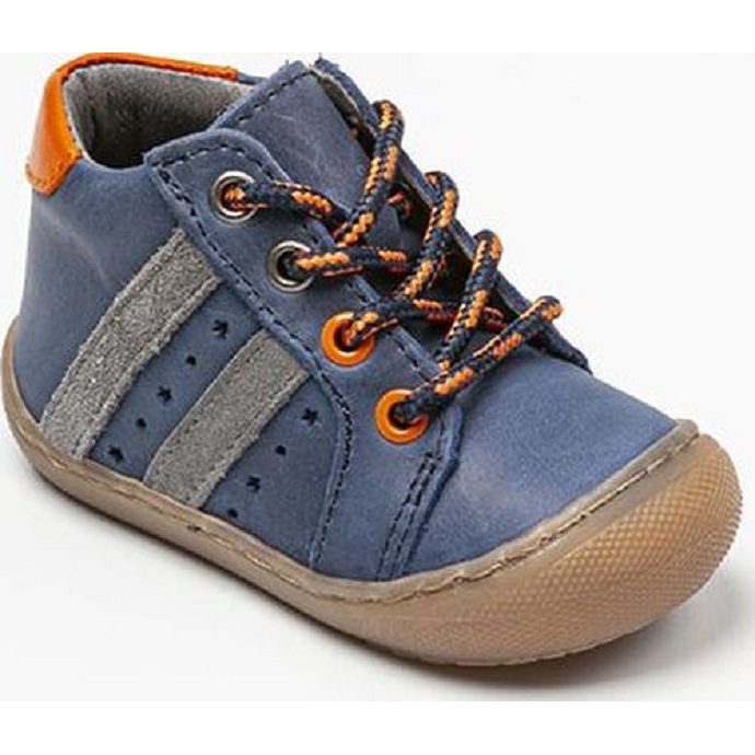 Bellamy chaussure a lacets demin bleu