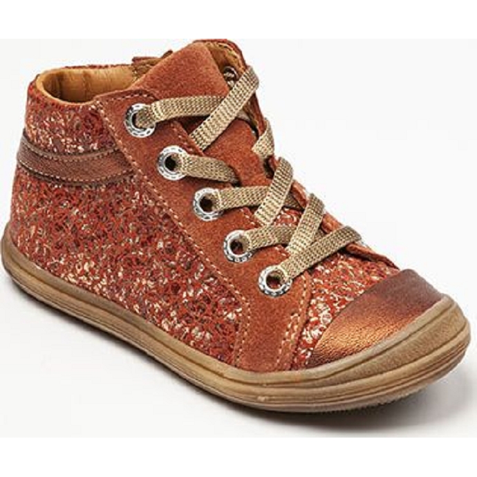 Bellamy chaussure a lacets lara rouille