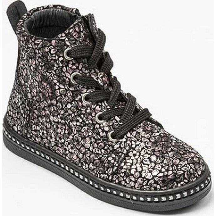 Bellamy chaussure a lacets tac noir multi