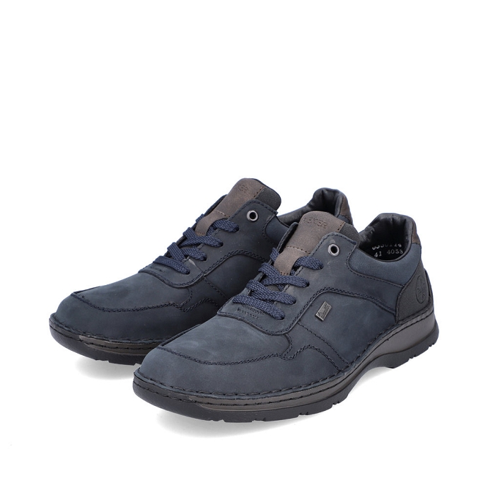 Rieker chaussure a lacets 05301.14 bleu