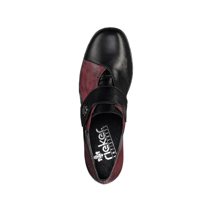 Rieker chaussure a velcro 47161.00 noir9541801_3