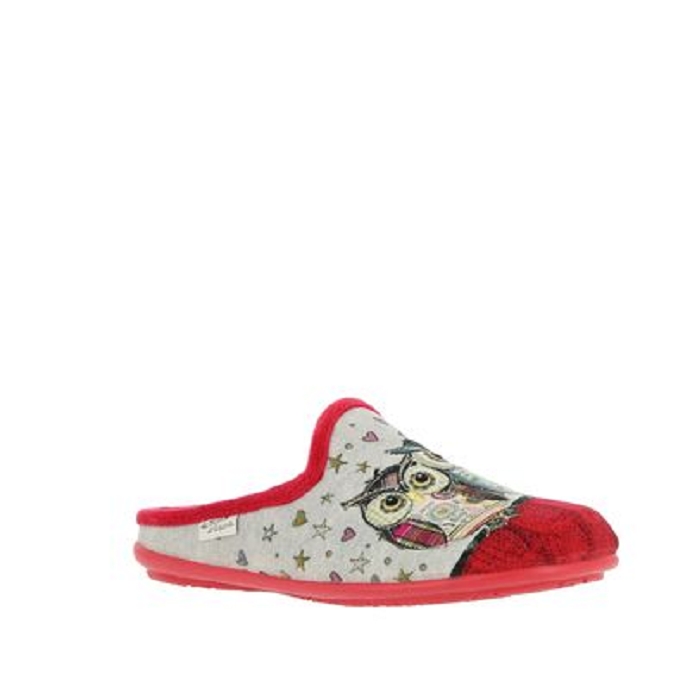 Maison de l espadrille chausson 9001 rouge