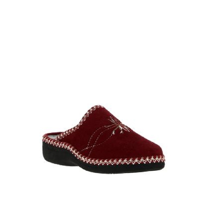 Maison de l espadrille chausson 4200 rouge