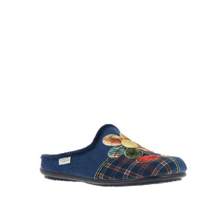 Maison de l espadrille chausson 9004 bleu