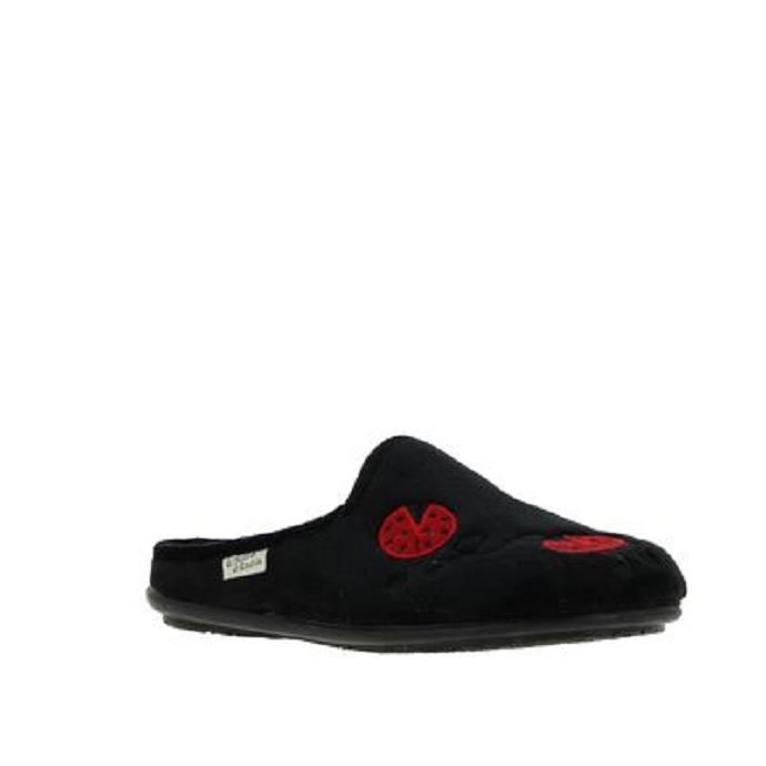 Maison de l espadrille chausson 9012 noir