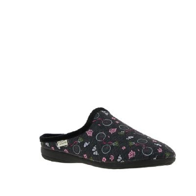 Maison de l espadrille chausson 6501 noir