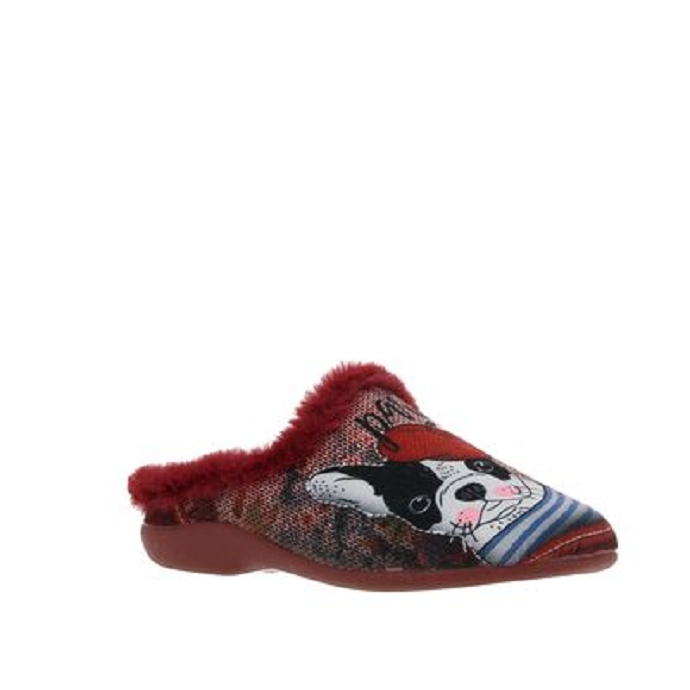 Maison de l espadrille chausson 9050 rouge9549101_2