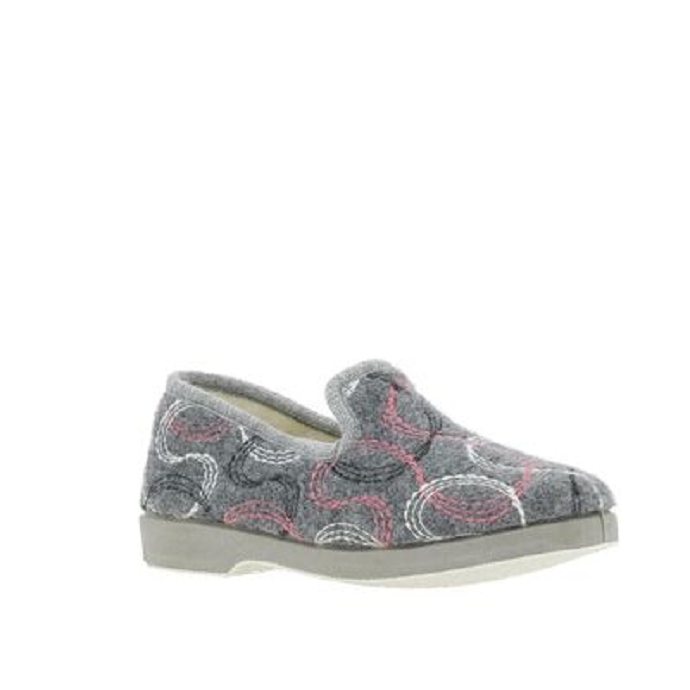 Maison de l espadrille chausson 7640 gris