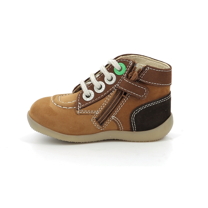 Kickers chaussure a lacets bonzip116 brun9566101_4