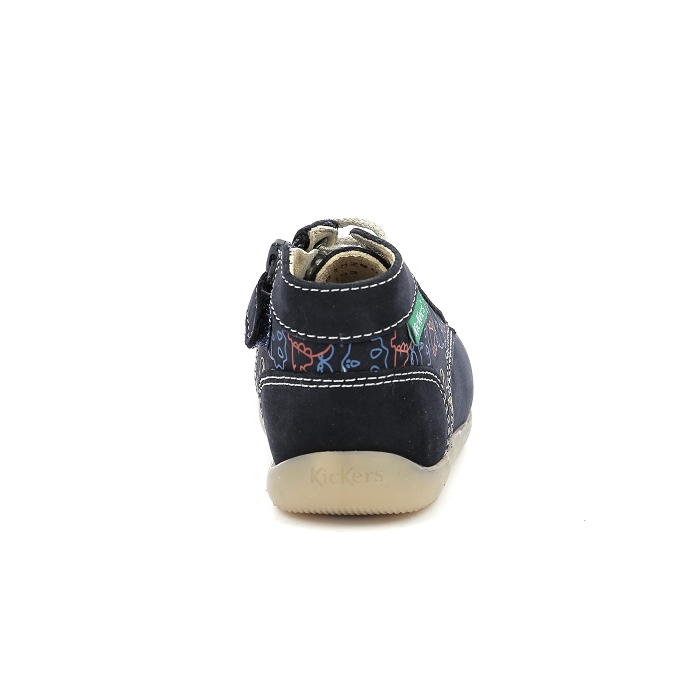 Kickers chaussure a lacets bonzip103d bleu9566301_3