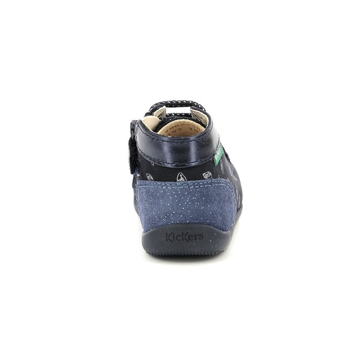 Kickers chaussure a lacets bonzip103 bleu9566501_3