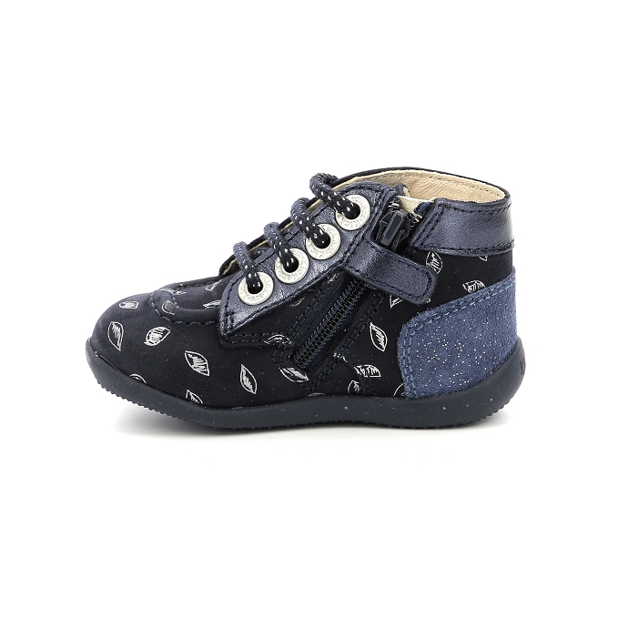 Kickers chaussure a lacets bonzip103 bleu9566501_4