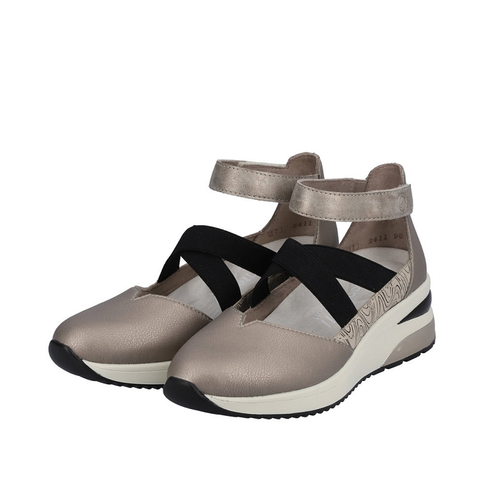 Remonte ballerine d2411.90 gris