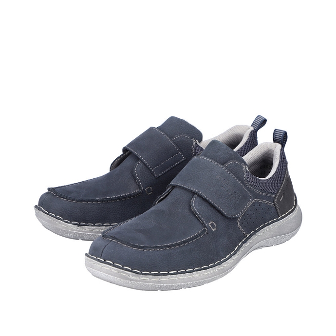 Rieker chaussure a velcro 03058.14 bleu