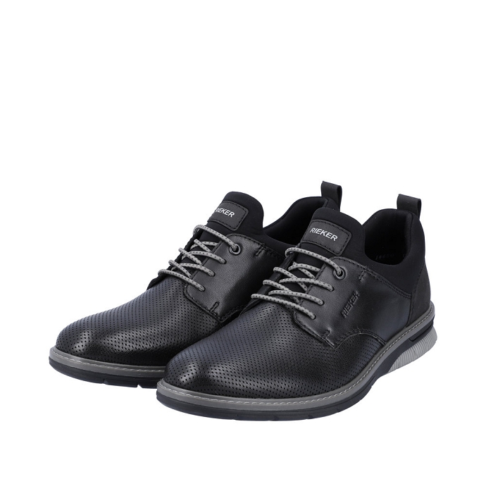 Rieker chaussure a lacets 14450.00 noir