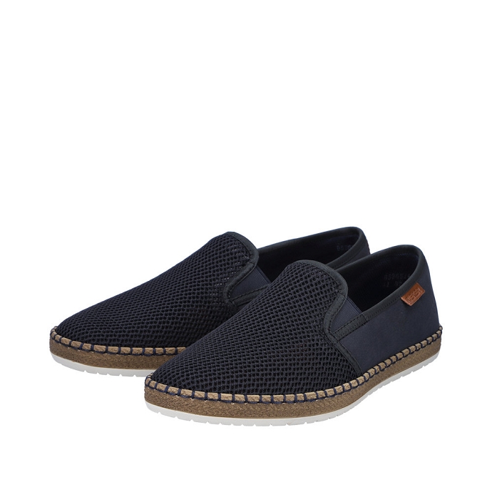 Rieker mocassin b5265.14 bleu