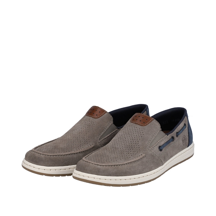 Rieker mocassin 18266.42 taupe