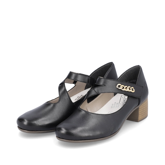 Rieker chaussure a bride 41698.00 noir