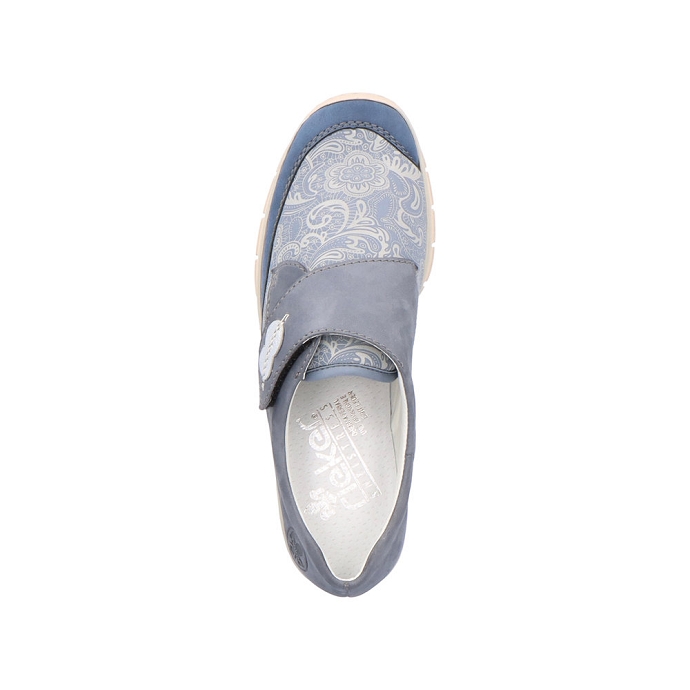 Rieker chaussure a velcro 537c0.15 bleu9617101_4