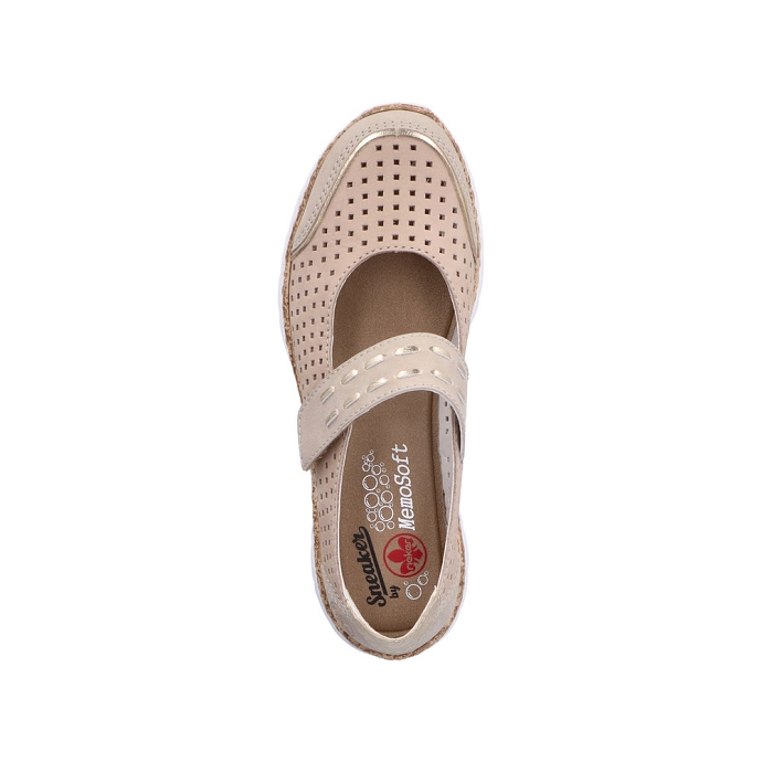 Rieker ballerine n4257.60 beige9623801_4