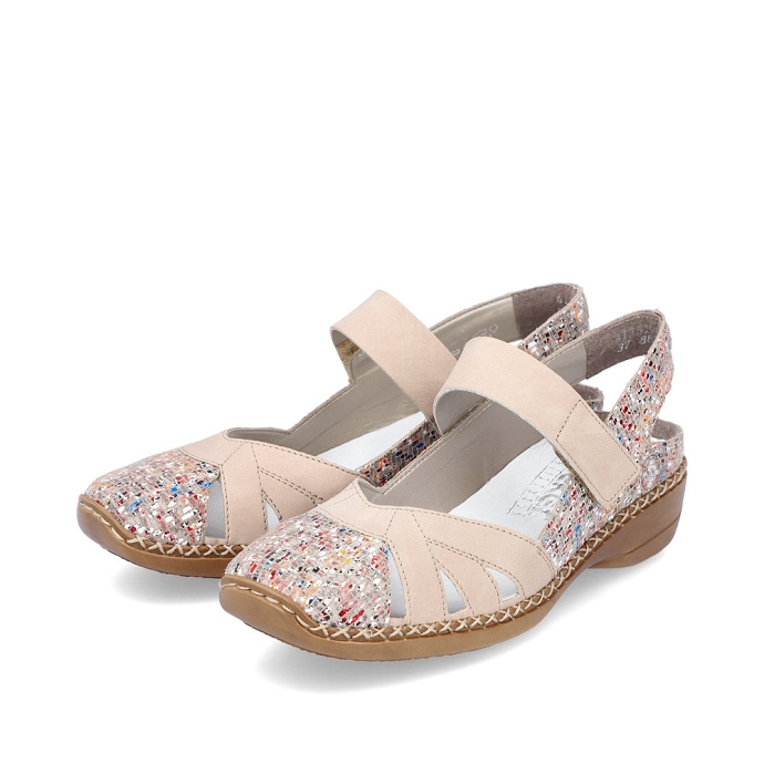 Rieker chaussure a bride 41352.90 beige