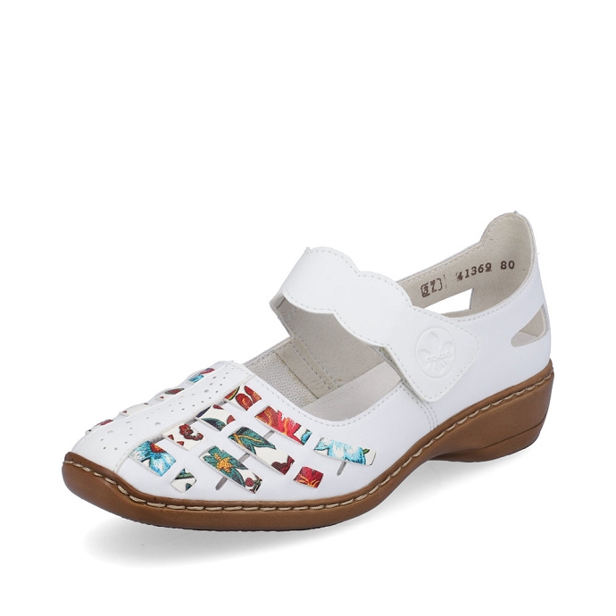 Rieker chaussure a bride 41369.80 blanc multi9628301_6