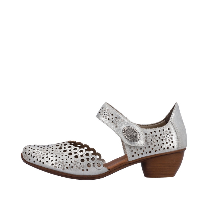 Rieker chaussure a bride 43753.90 gris9628601_3