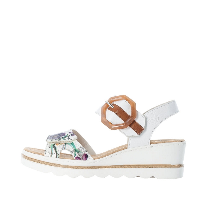 Rieker sandale 67478.90 blanc multi9636001_2