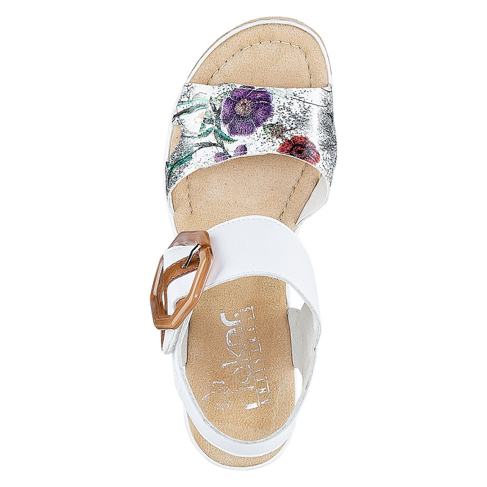 Rieker sandale 67478.90 blanc multi9636001_3